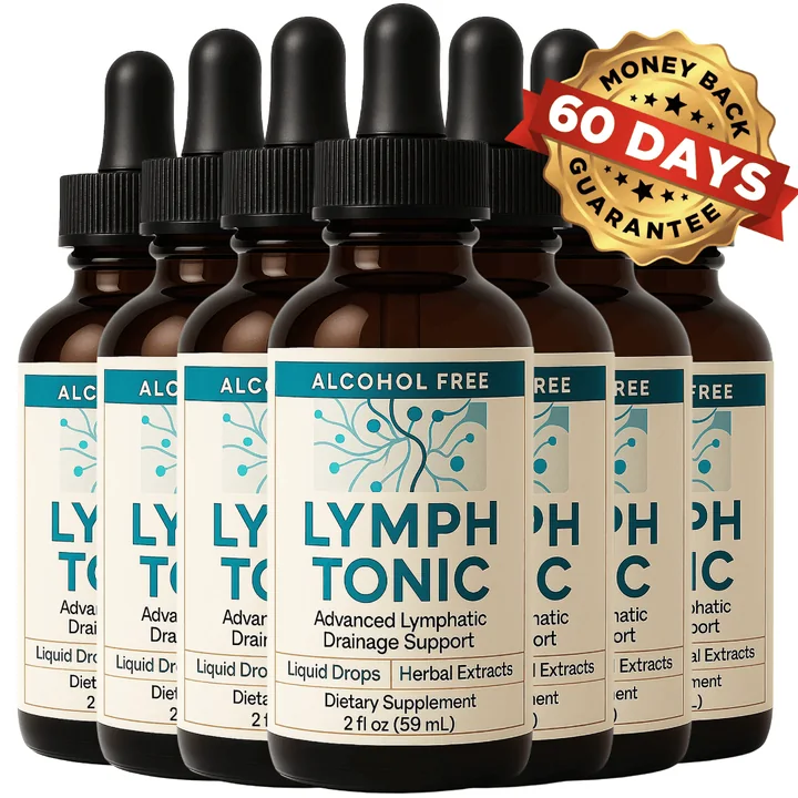 Lymph Tonic 6-bottle package, best value 180-day supply with 60-day guarantee